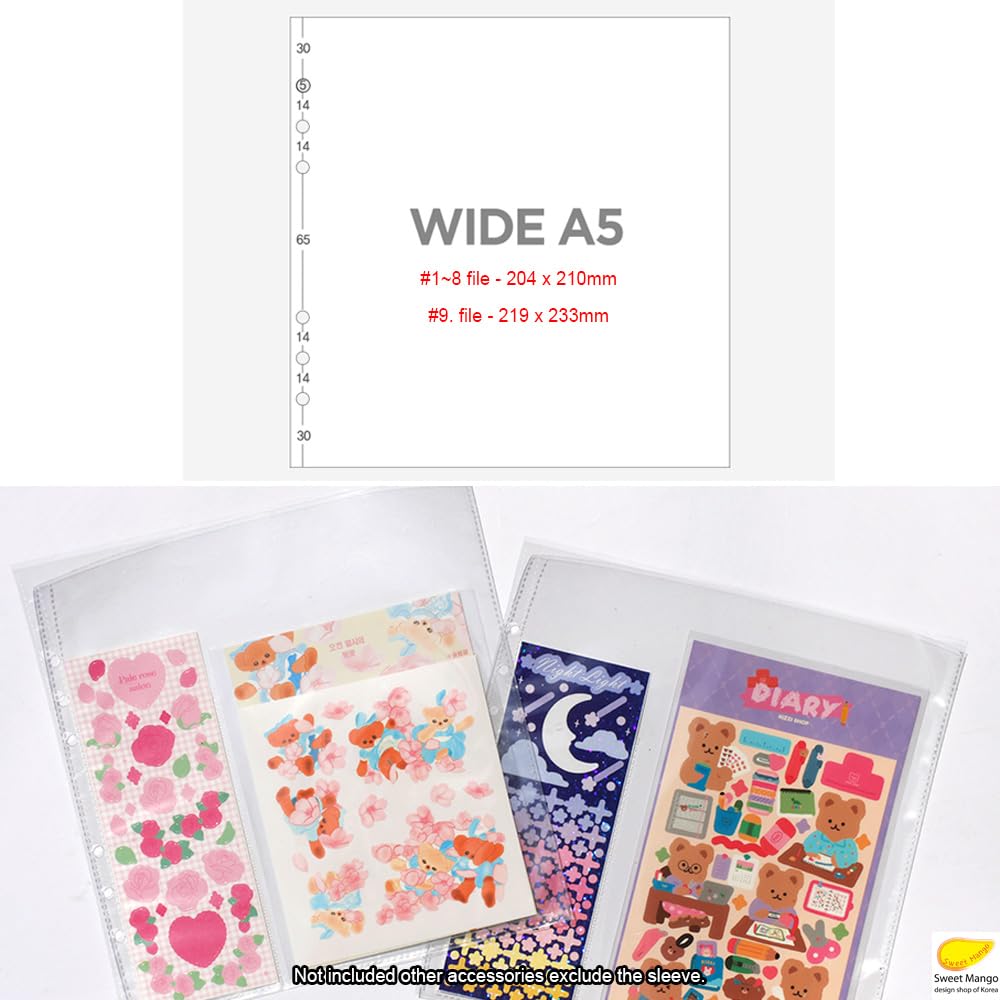 Amazon.co.jp: 韓国 A5 WIDE DECO POCKET コレクトブック トレカ